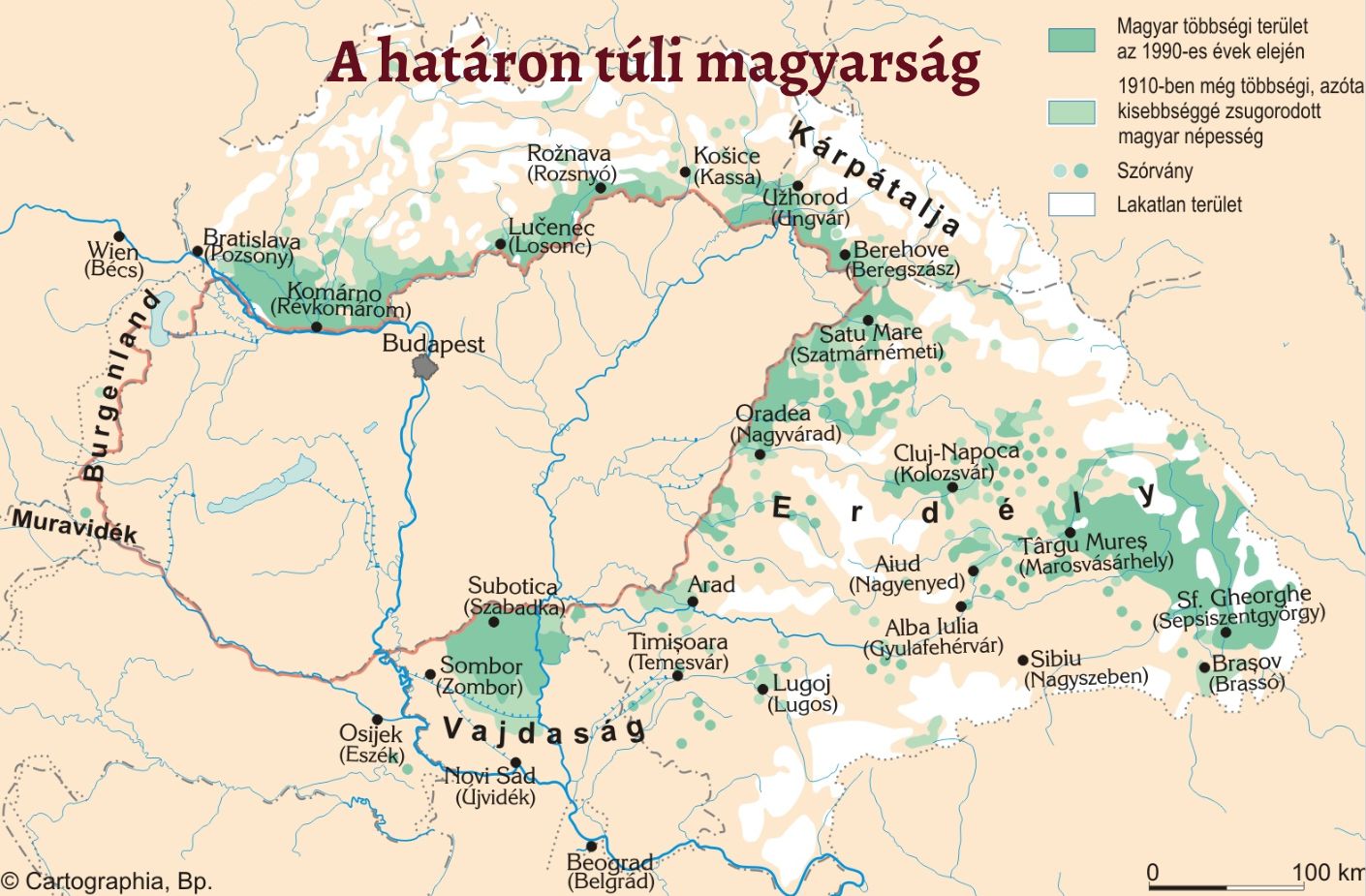 Határontúli magyarok az 1990-es években
