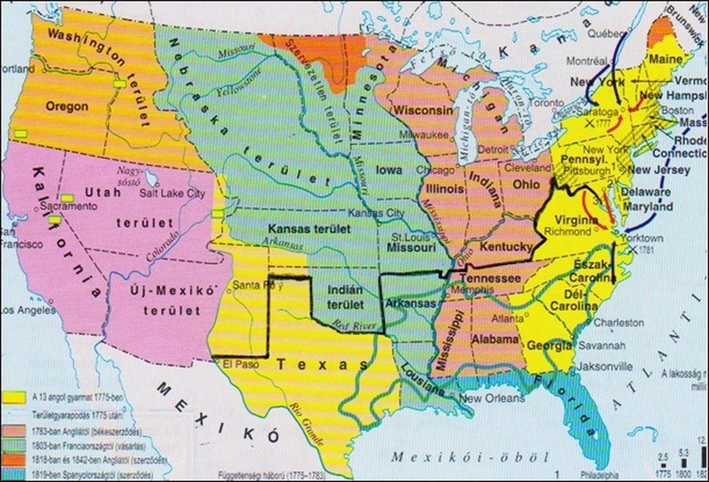 USA a 19. század elején